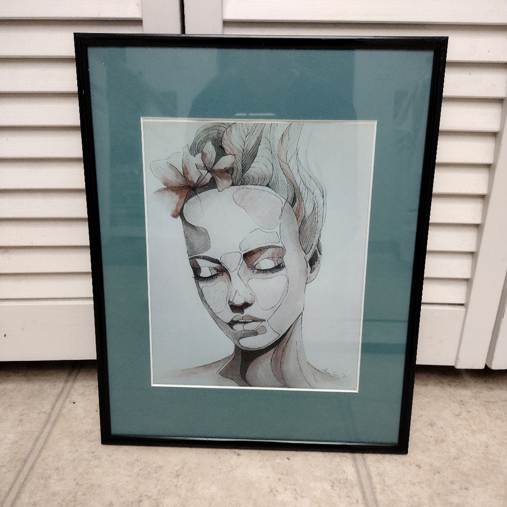 "Nostalgic" Watercolor art by Polish Artist (print) - Picture 3 of 3